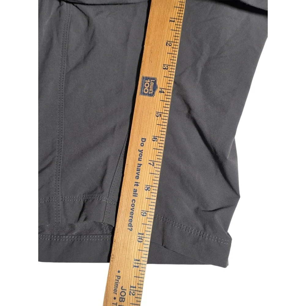 The North Face Mens 38 Black Hiking Shorts Belted Zip Pocket‎ Outdoor Trail A11
